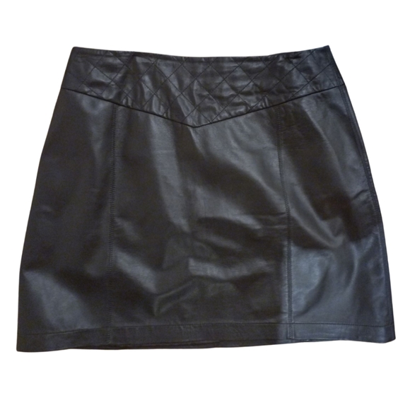 Portmans Skirts Portmans Signature Vintage Genuine Black Leather